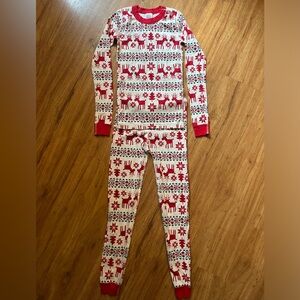 Hanna Anderson unisex reindeer pajamas